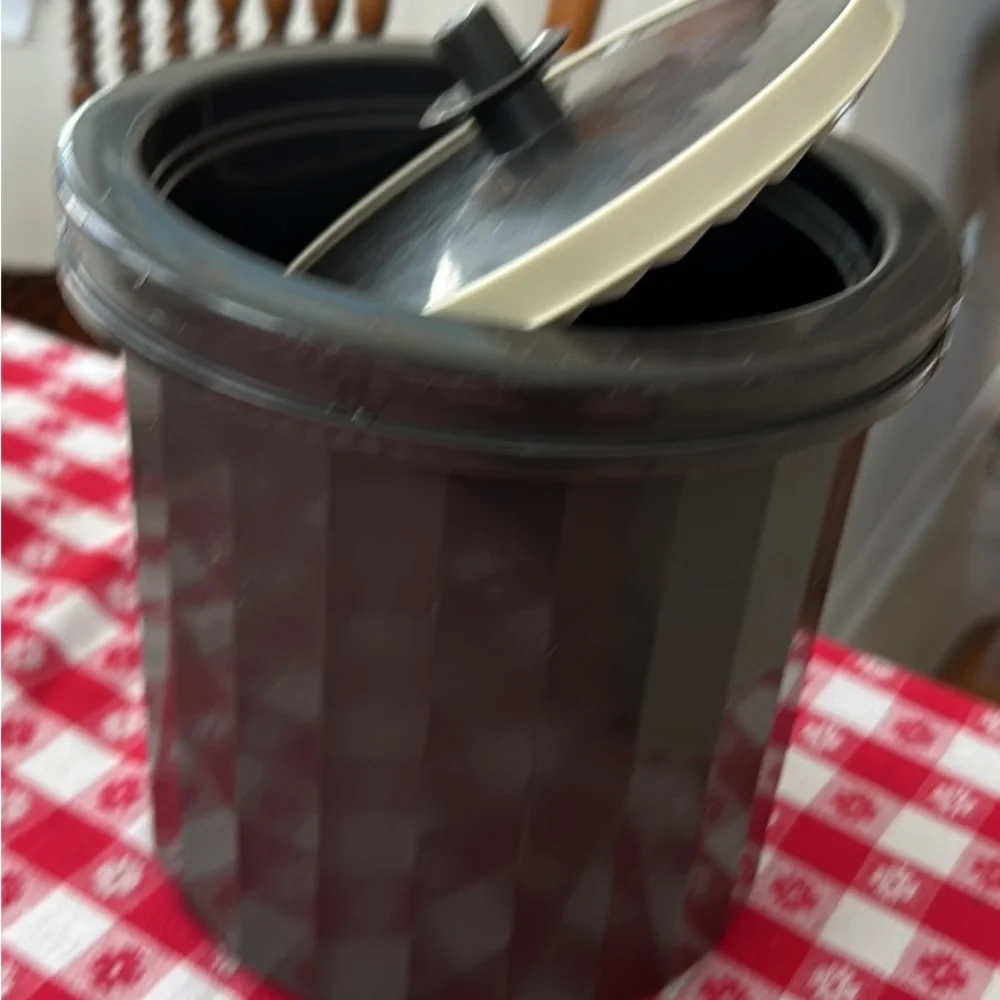 Vintage Tupperware, three-piece, insulated ice bucket